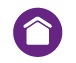 Purple circle with an icon of a house in the middle