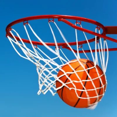 Basketball in net